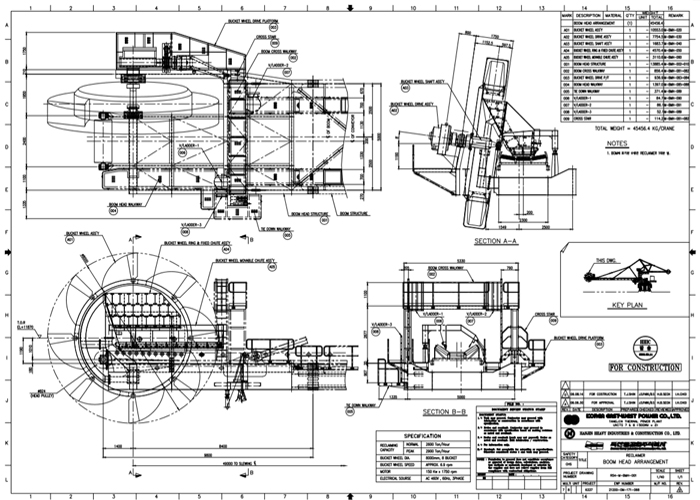 Bucket Wheel Reclaimer Production Design